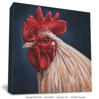 Jeff Rooster Canvas Print