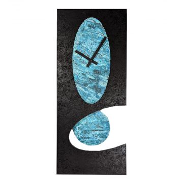 Verdigris Oval Pendulum Wall Clock