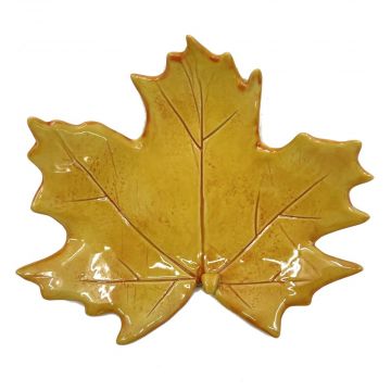 Maple Leaf Ceramic Dish