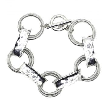 Chunky Link Silver Bracelet