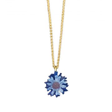 Cornflower Dainty Necklace