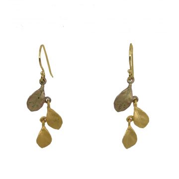 Golden Autumn Short Earrings