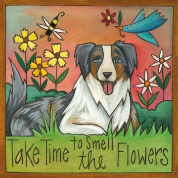 Australian Shepard Plaque 9"x9"