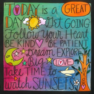 Life Tips Plaque 9"x9"