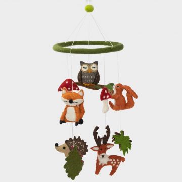 Forest Creatures Baby Mobile