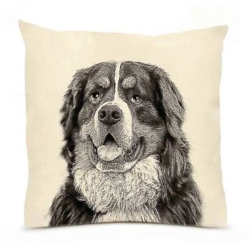 Bernese Mountain Dog Pillow