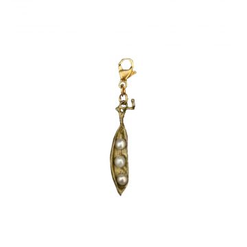 Pearl Pea Pod Charm