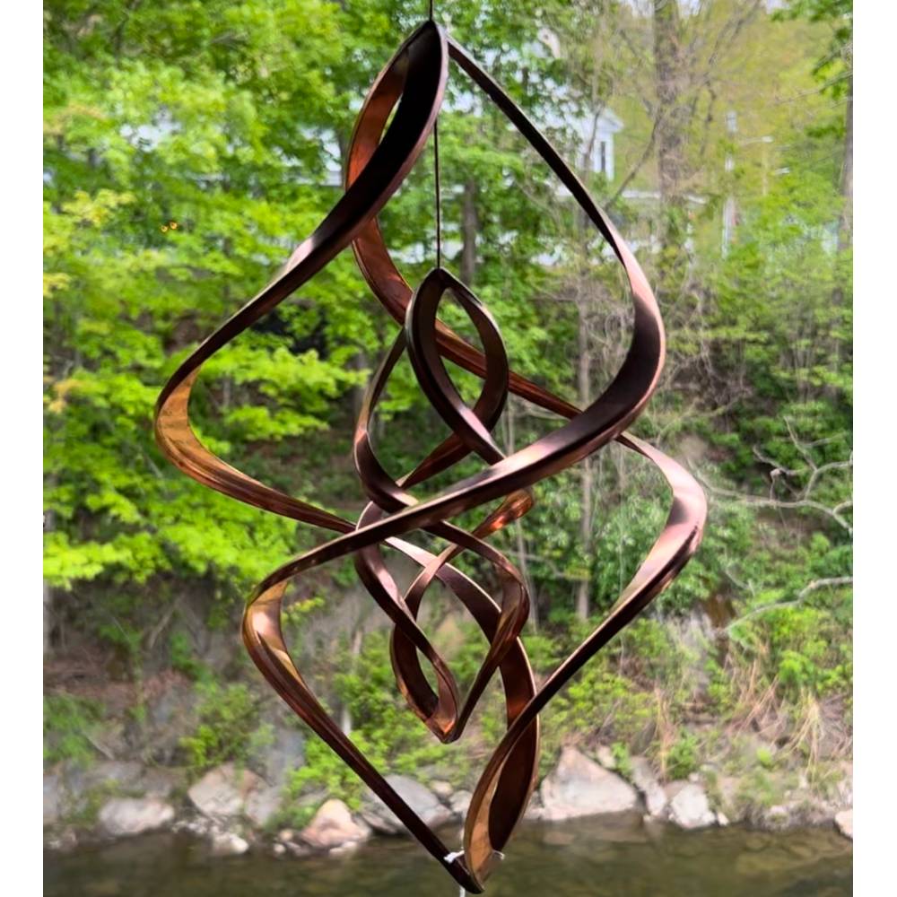 Double Infinity Copper Wind Spinner
