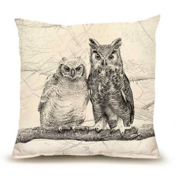 Owl Pair Pillow