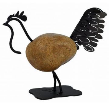 Stone & Metal Hen - 1 LEFT!