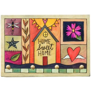 Glad to be Home Key Ring