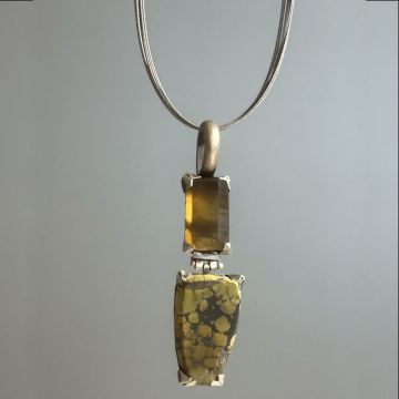 Quartz & Turquoise Necklace