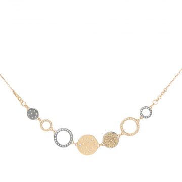 Scattered Diamond Statement Necklace
