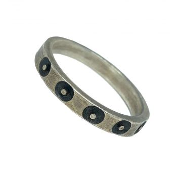 Rivet Silver Band Ring