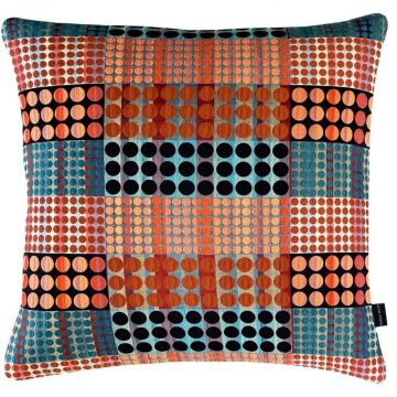 Orange Dot Square Pillow - 1 LEFT!