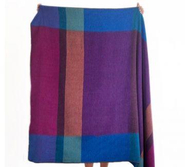 Alpaca Throw - Grapevine Plaid