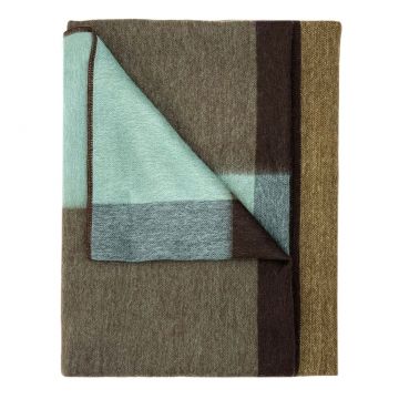 Alpaca Throw - Mosswood Plaid