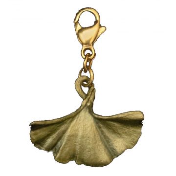 Ginkgo Leaf Charm