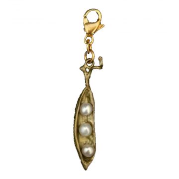 Pearl Pea Pod Charm