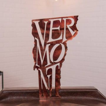 Vermont Silhouette Metal Wall Art