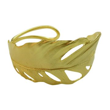 Gold Feather Cuff
