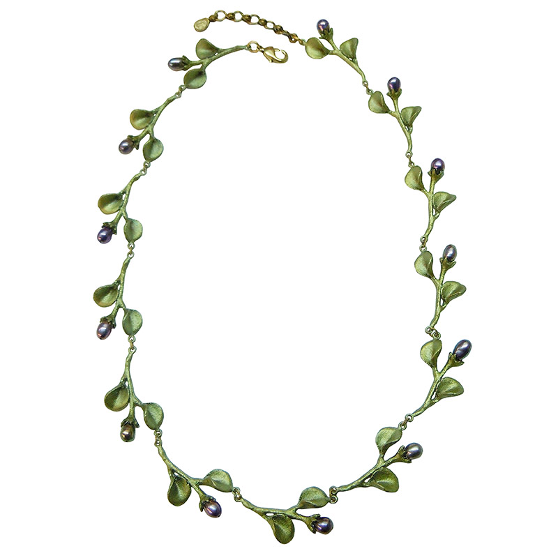 African Violet Leaf Necklace