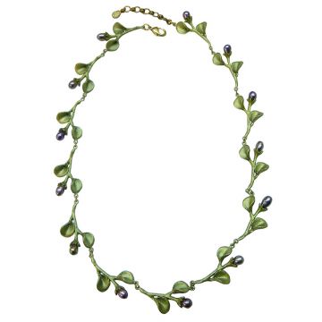 African Violet Leaf Necklace