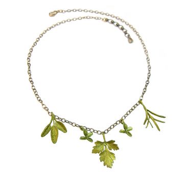 Petite Herb Charm Necklace