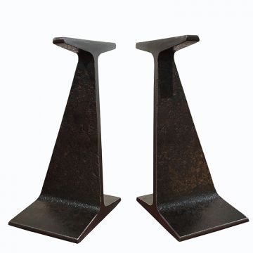 Tapered I-Beam Bookend S/2