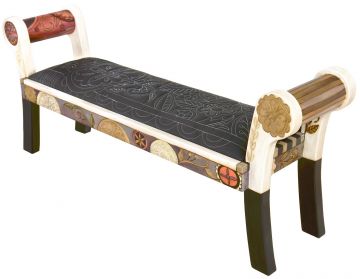 Regal Rolled Arm Bench