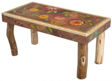 Floral Mandala Bench