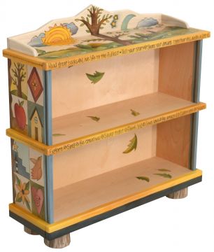 Sun Moon Tree Bookcase