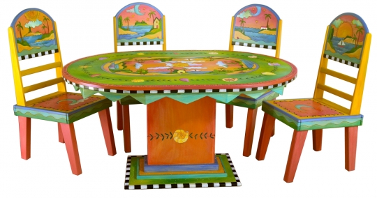 Green Scene Dining Set