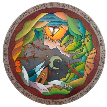 Live Life to the Fullest Lazy Susan