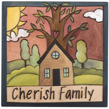 Cherish Family Tree Plaque