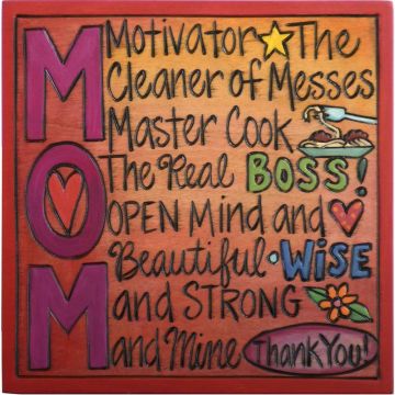 Mom Story Plaque