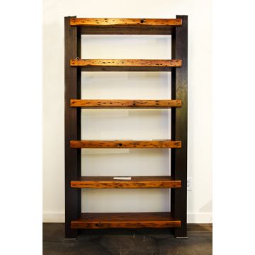 Six Level Steel I-Beam Bookshelf