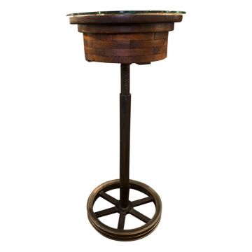 Double Pulley Pedestal Table