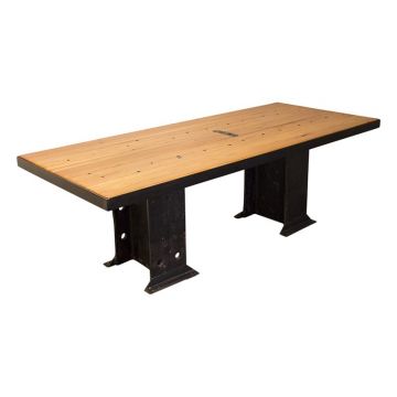 Modern Wood Top Coffee Table