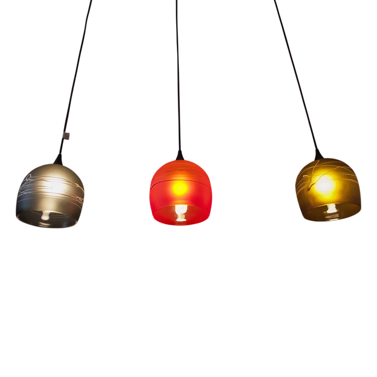 Colored Glass Pendant Light