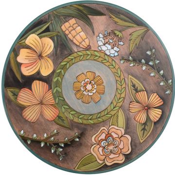 Pink Flowers Lazy Susan