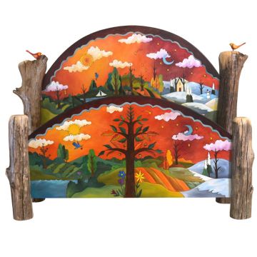 Sticks Queen-Bed Changing Seasons