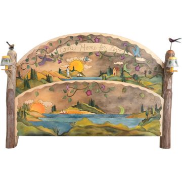 Sticks King-Bed with Lights