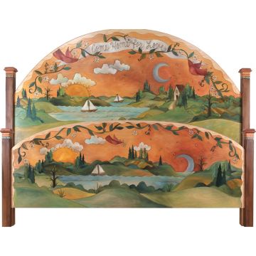 Sticks Queen-Bed "Come Home for Love"