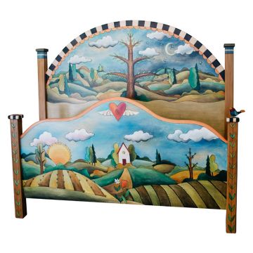 Sticks Queen-Bed Tree of Life