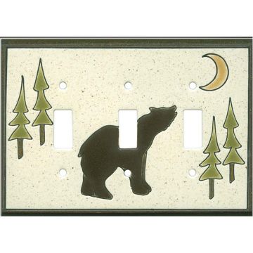 Brown Bear Switch Plate