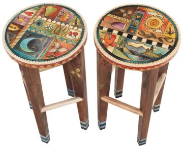 Brown Multi-Themed Height Chairs
