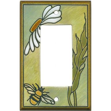 Daisy Bee Switch Plate