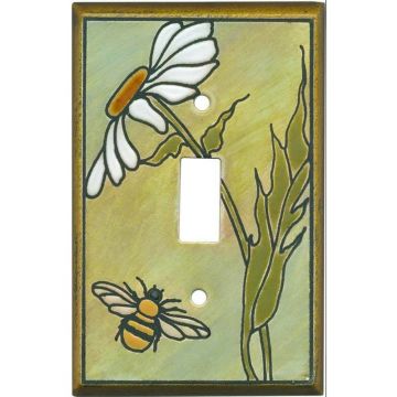 Daisy Bee Switch Plate