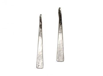 Hammered Taper Earring - Metal Choices